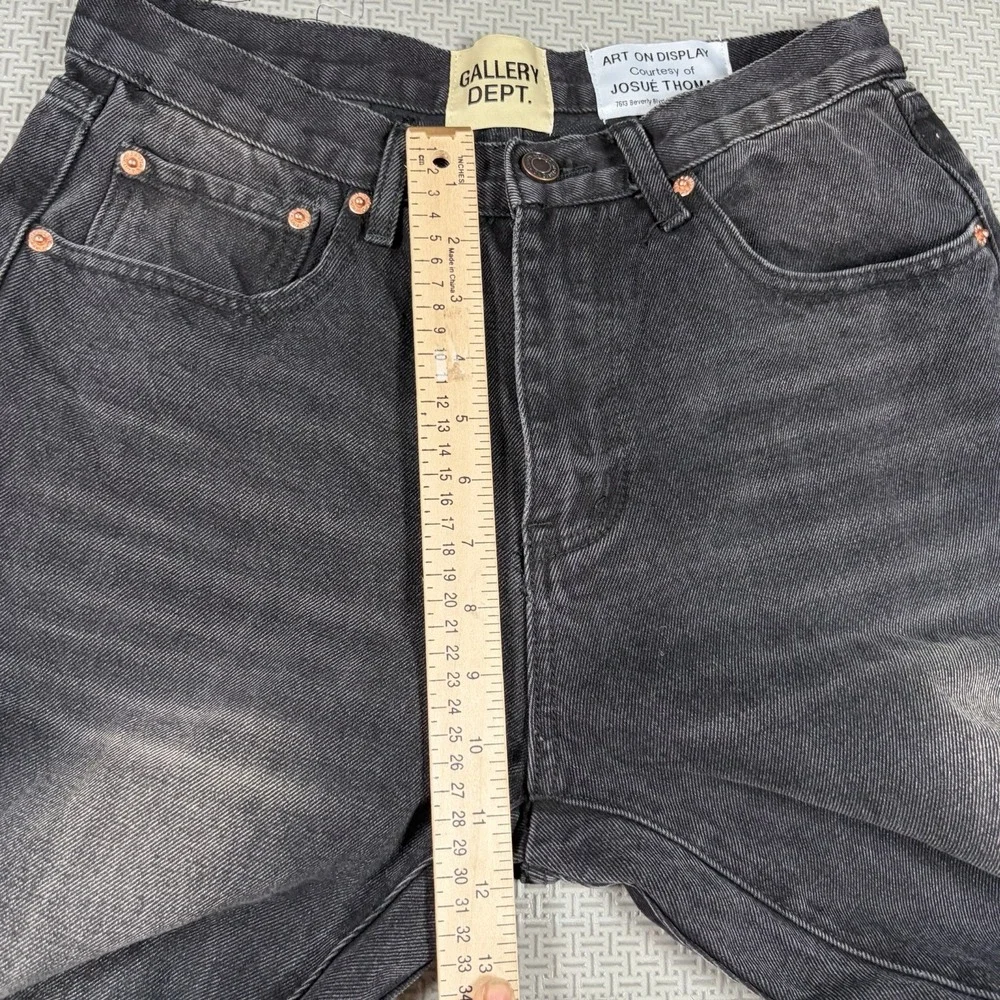 Gallery Dept Men's Black Jeans Denim Flared Sz 29x30